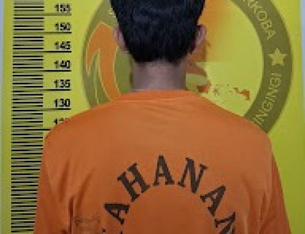 Ringkus Pengedar Narkoba Di Pulau Aro, Polres Kuansing Sita 3,09 Gram Sabu