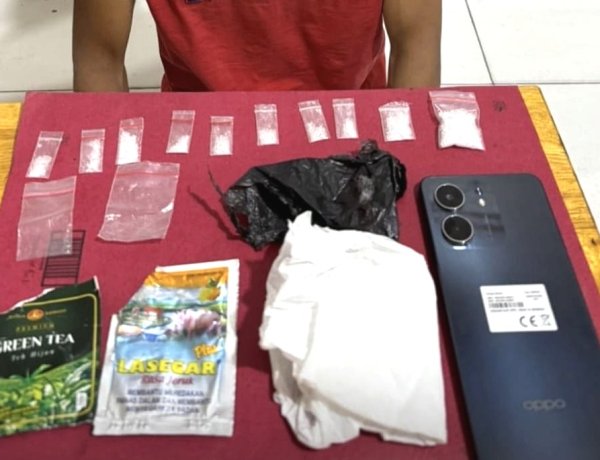 Bongkar Peredaran Narkoba Di Suak Lanjut, Polres Siak Sita 4,69 Gram Sabu