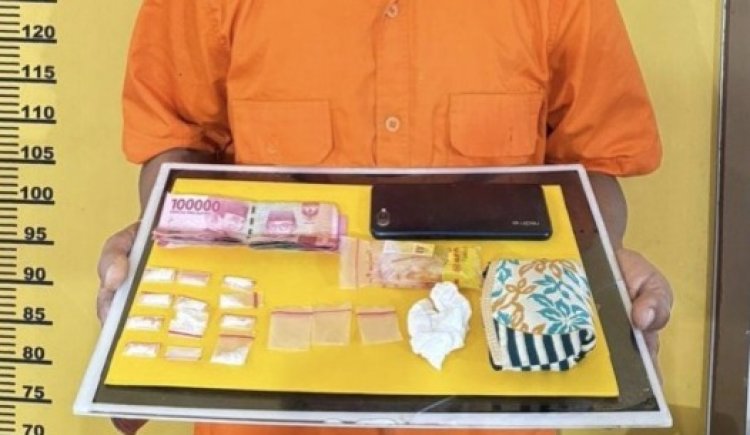 Bongkar Peredaran Narkoba Di Pasir Penyu, Polres Inhu Sita 2,58 gram Sabu