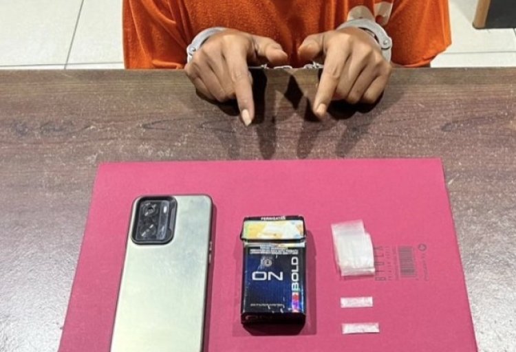 Bongkar Peredaran Narkoba Di Sei Pakning, Polsek Bukit Batu Sita 2 Paket Kecil Sabu