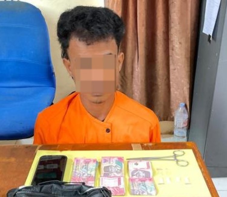 Bongkar Peredaran Narkoba Di Sungai Linau, Polsek Siak Kecil Sita 1,07 Gram Sabu