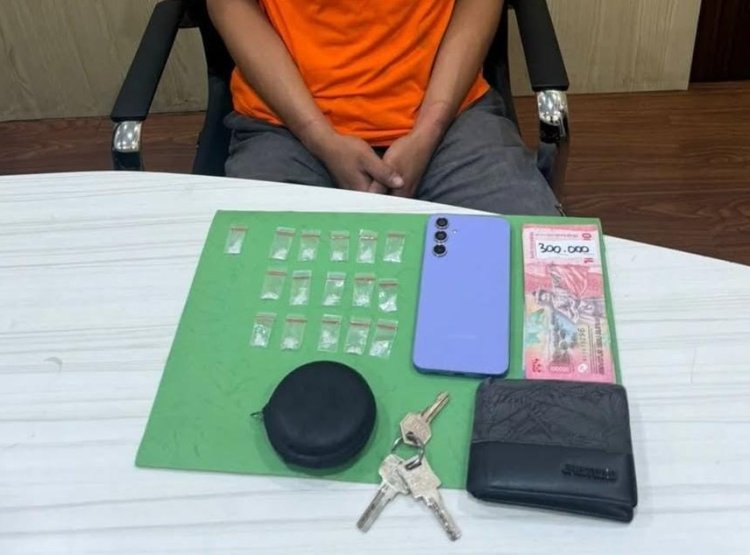 Bongkar Peredaran Narkoba Di Sidomulyo Barat, Polresta Pekanbaru Sita 3,5 Gram Sabu