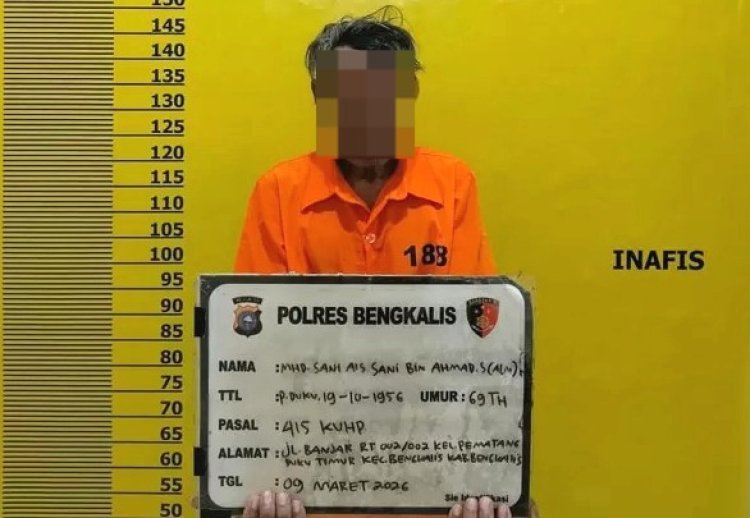 Diduga Cabuli Delapan Anak Di Bawah Umur, Pria 70 Tahun Diamankan Polres Bengkalis