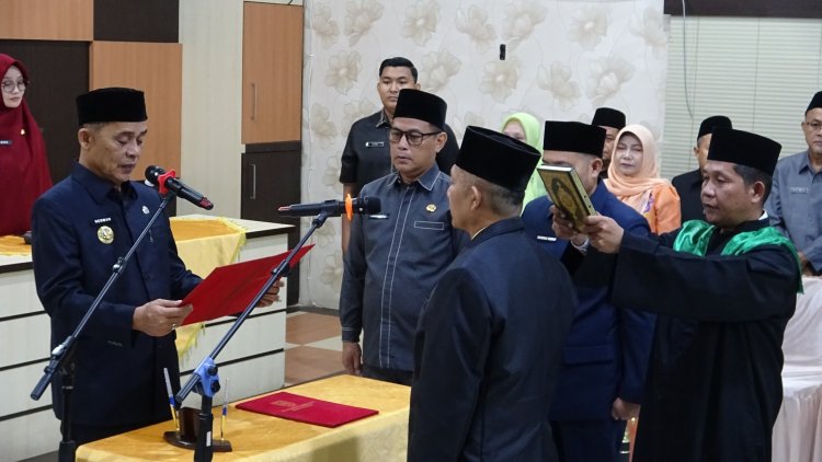 Penyegaran Birokrasi, Pemkab Inhil Resmi Lantik Enam Pejabat Eselon II