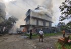 Si Jago Merah Mengamuk Di Inhil, Puluhan Rumah Di Pulau Kijang Ludes Terbakar