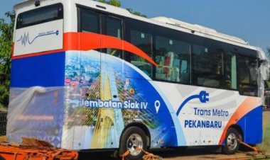 Percepat Transportasi Ramah Lingkungan, Pemko Pekanbaru Siapkan 16 Bus Listrik Untuk Layanan TMP