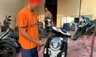 CCTV Bongkar Aksi Pencurian Dinamo Yanmar, Polsek Tualang Bekuk Pelaku Di Pinang Sebatang