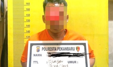 Pelarian Jambret Uang Anak Yatim Berakhir, Polresta Pekanbaru Tangkap Pelaku Di Sumbar