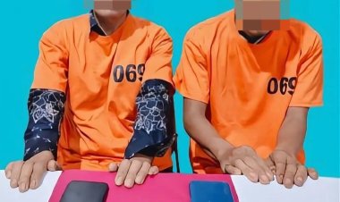 Kandang Ayam Di Simpang Lobuh Jadi Lokasi Transaksi Sabu, Dua Pelaku Diciduk Polres Pelalawan