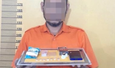 Bongkar Peredaran Narkoba Di Seberida, Polres Inhu Sita 7 Paket Sabu Siap Edar