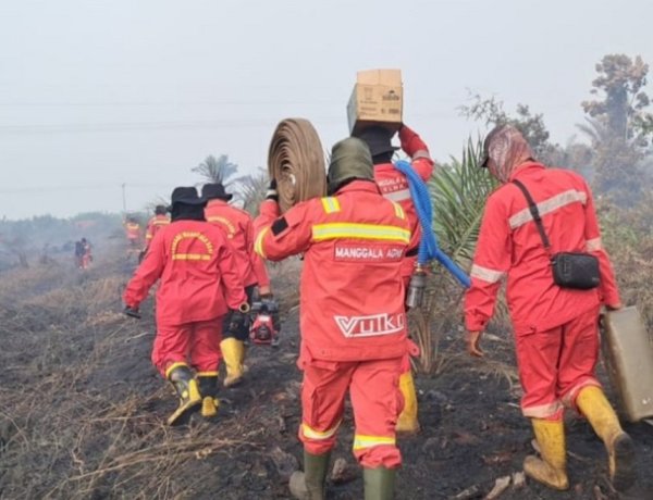 Berjuang Di Garis Depan, Personel Manggala Agni Asal Siak Gugur Saat Padamkan Karhutla Di Bengkalis