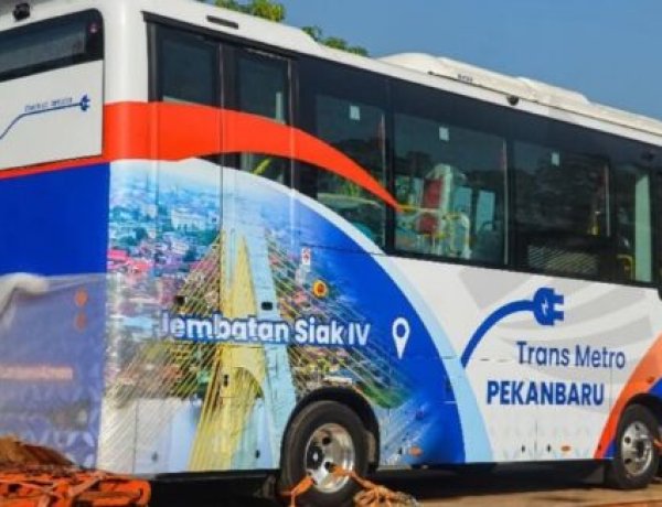 Percepat Transportasi Ramah Lingkungan, Pemko Pekanbaru Siapkan 16 Bus Listrik Untuk Layanan TMP