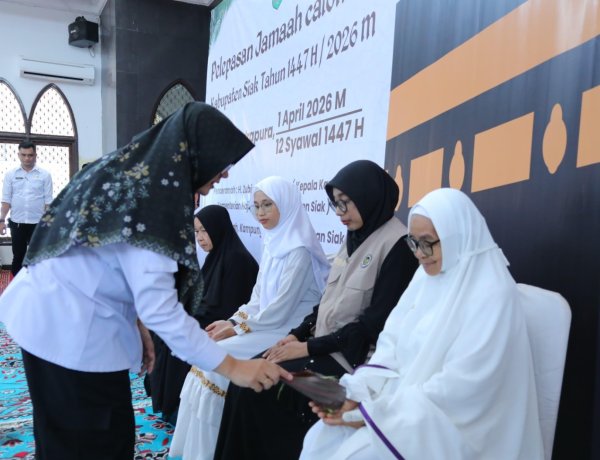 Lepas 257 JCH Ke Tanah Suci, Bupati Afni Titip Doa Untuk Kemajuan Kabupaten Siak