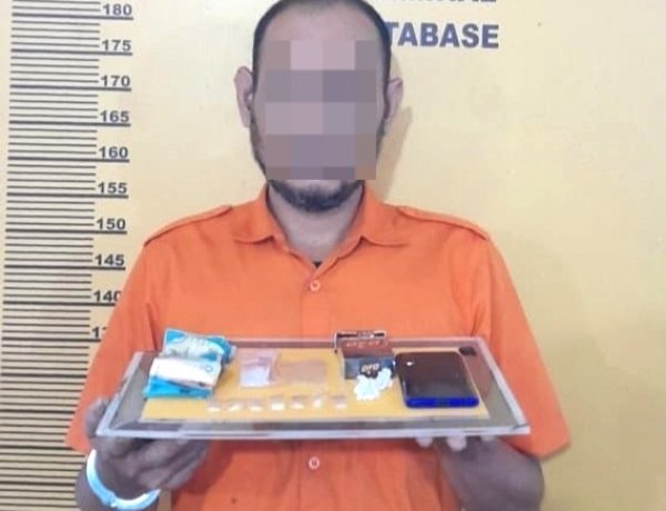 Bongkar Peredaran Narkoba Di Seberida, Polres Inhu Sita 7 Paket Sabu Siap Edar