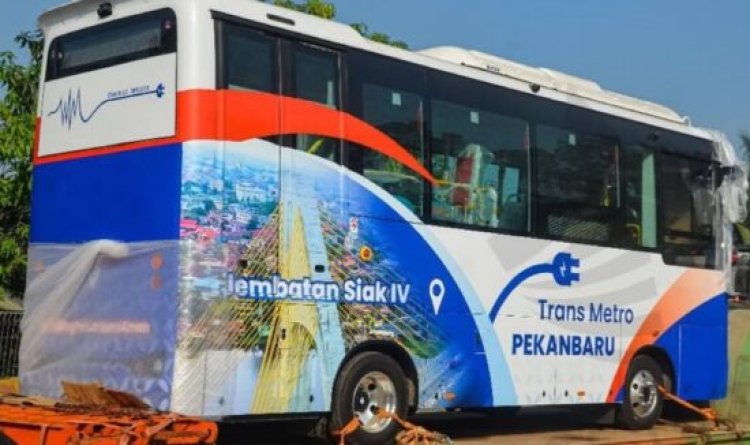 Percepat Transportasi Ramah Lingkungan, Pemko Pekanbaru Siapkan 16 Bus Listrik Untuk Layanan TMP
