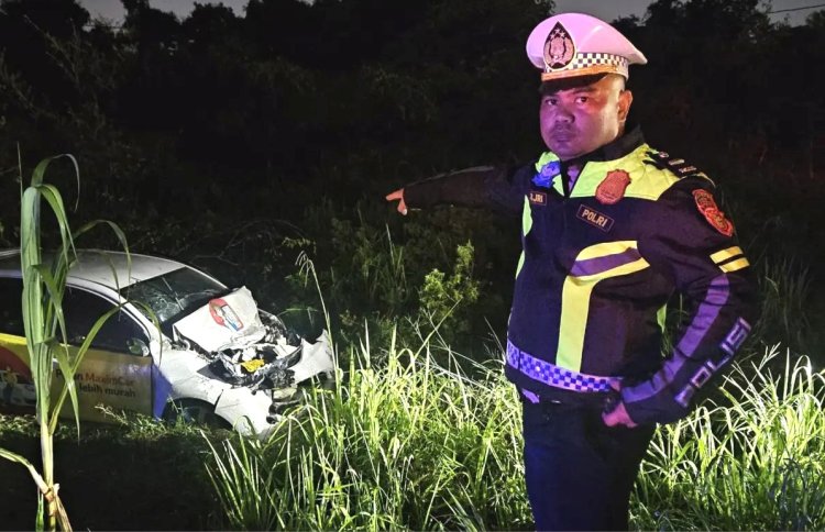 Tabrakan Maut Di Siak II, Polisi Buru Sopir Bus Pelangi Usai Hantam Driver Maxim