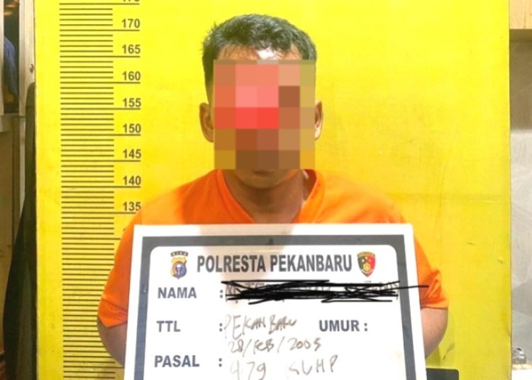 Pelarian Jambret Uang Anak Yatim Berakhir, Polresta Pekanbaru Tangkap Pelaku Di Sumbar