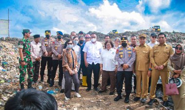 Dorong Pengolahan Sampah Jadi Energi, Menteri LH Tinjau TPA Muara Fajar