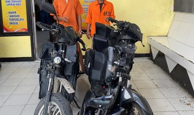 Gondol Motor Dan HP Di Petapahan, Dua Pelaku Curas Dihadiahi Timah Panas