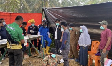 Pastikan Penyebab Kematian Bocah 6 Tahun Di Siak, Polda Riau Lakukan Ekshumasi Di TPU Kerinci Kanan