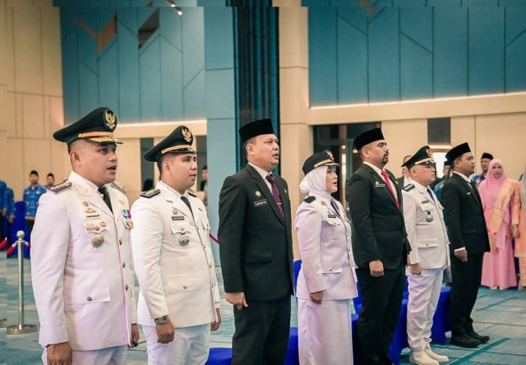 Tekankan Penguatan Pelayanan Publik, Pemko Pekanbaru Lantik Pejabat OPD Dan 4 Camat