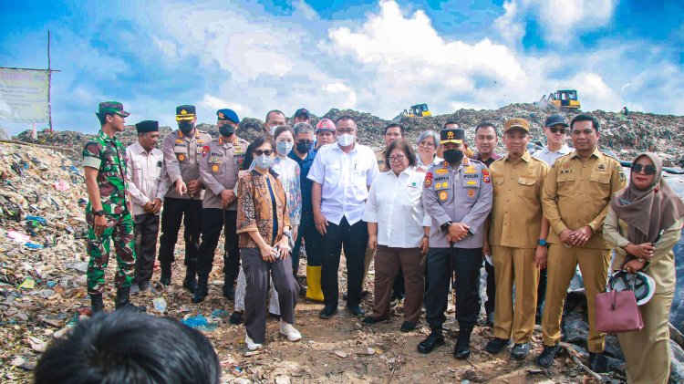 Dorong Pengolahan Sampah Jadi Energi, Menteri LH Tinjau TPA Muara Fajar