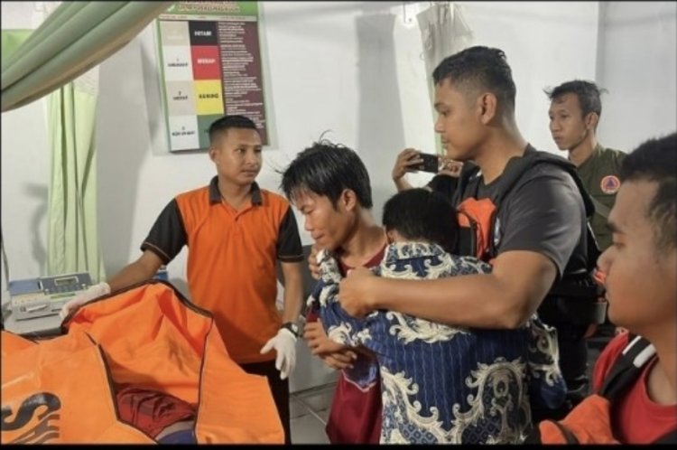 Lakukan Pencarian Selama Dua Hari, Tim SAR Temukan Pelajar Tenggelam Di Sungai Kampar Meninggal Dunia