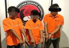 Pesta Narkoba Di Rumah Kosong, Tiga Pria Diciduk Satresnarkoba Bengkalis