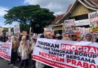 Desak Program MBG Tetap Dilanjutkan, Ribuan Emak-emak Gelar Aksi Damai Di MTQ Pekanbaru