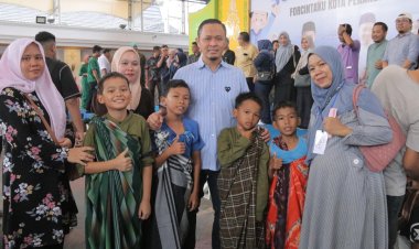 Semarak HUT Kota Pekanbaru ke-242, Pemko Hadirkan Khitanan Massal Gratis Bagi 1.100 Peserta