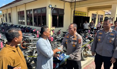 Bongkar Jaringan Curanmor Sejak 2022, Polres Inhu Minta Warga Kehilangan Cek Nomor Rangka