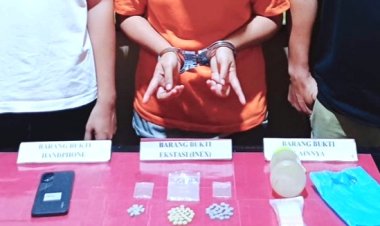 Bongkar Jaringan Narkoba Di Rohil, Polisi Ringkus IRT Pemilik 61 Butir Pil Ekstasi