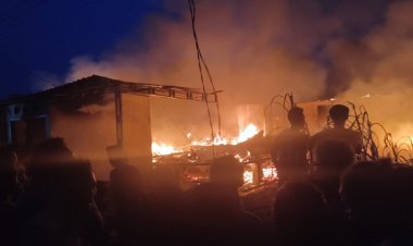 Kerugian Ditaksir Rp250 Juta, Sijago Merah Hanguskan 7 Rumah Di Bagan Hulu