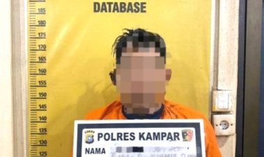 Kejar Jambret Gelang Emas 9 Gram Di Bangkinang, Polres Kampar Amankan Pelaku Di Pekanbaru