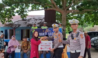 Sambut Hari Bhayangkara ke-80, Polda Riau Salurkan 1.198 Paket Bansos Dan Gaungkan Program Bedah Rumah