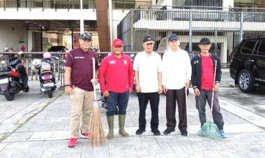 Optimalisasi Aset Daerah, Pemprov Riau Gelar Aksi Gotong Royong Di Stadion Utama