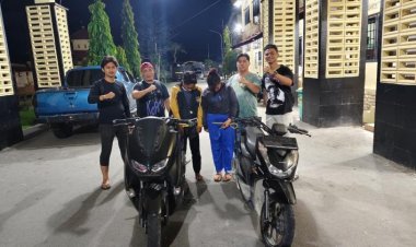 Bongkar Pencurian Motor Di Parkiran RSUD Bengkalis, Polisi Ringkus Sepasang Kekasih Di Kepulauan Meranti