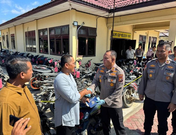 Bongkar Jaringan Curanmor Sejak 2022, Polres Inhu Minta Warga Kehilangan Cek Nomor Rangka