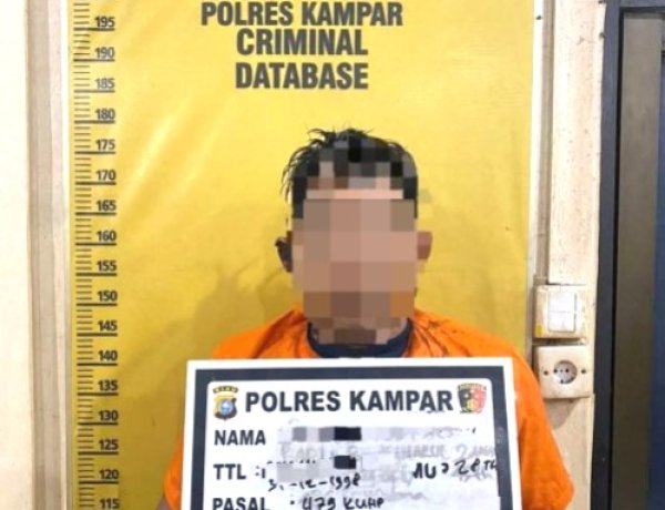 Kejar Jambret Gelang Emas 9 Gram Di Bangkinang, Polres Kampar Amankan Pelaku Di Pekanbaru