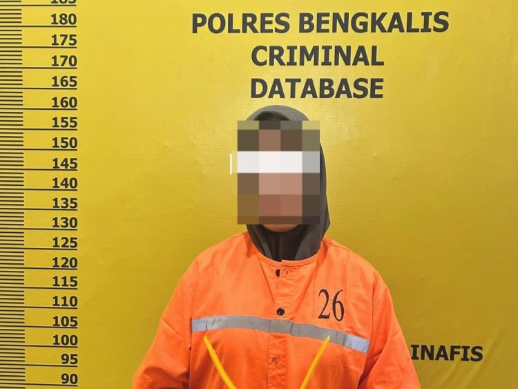 Gelapkan Rp290 Juta Uang Perusahaan, Sales PT Dely Makmur Ditahan Polres Bengkalis