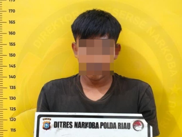 Bongkar Peredaran Narkoba Di Pangeran Hidayat Pekanbaru, Polda Riau Sita 21 Paket Sabu Siap Edar