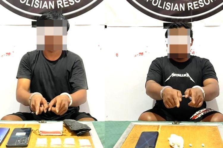 Bongkar Peredaran Narkoba Di Bathin Solapan, Polres Bengkalis Amankan Dua Tersangka