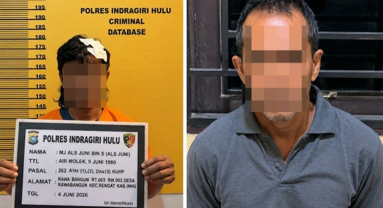 Usut Penyerangan Berdarah Di PT SBP, Polres Inhu Amankan Dua Tersangka