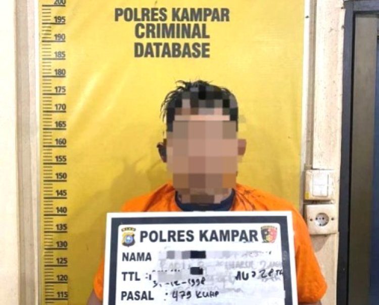 Kejar Jambret Gelang Emas 9 Gram Di Bangkinang, Polres Kampar Amankan Pelaku Di Pekanbaru