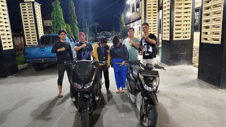 Bongkar Pencurian Motor Di Parkiran RSUD Bengkalis, Polisi Ringkus Sepasang Kekasih Di Kepulauan Meranti