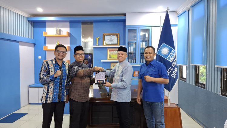 Mulai Konsolidasi Demokrasi, PAN Jadi Partai Pertama Dikunjungi Bawaslu Riau