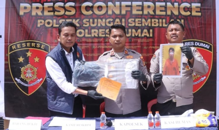 Ungkap Pembunuhan Di Sungai Sembilang Dumai, Polisi Temukan Pelaku Sembunyi Di Balik Lemari