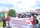 Tagih Kepastian Hukum Kasus Kekerasan Dan HGU PT SBP Inhu, Puluhan Massa JMN Geruduk Mapolda Riau