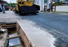 Perbaiki Drainase Rubuh Di Jalan Sekolah Rumbai, Pemko Pekanbaru Berlakukan Buka Tutup Arus Lalu Lintas