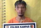 Terekam CCTV Bobol Kedai, Polsek Kampar Ringkus Residivis Akui Enam Kali Aksi Pencurian